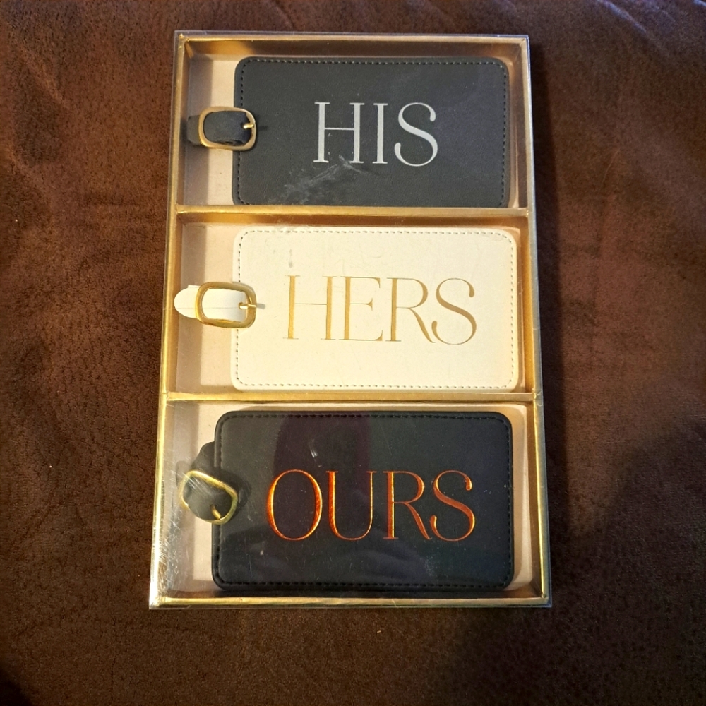 Eccolo Luggage Tag Set NWT